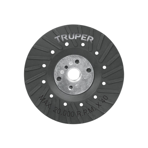Respaldo para discos de lija 4-1/2', eje 5/8, TRUPER | RES-DILI-4-1/2P | 17273