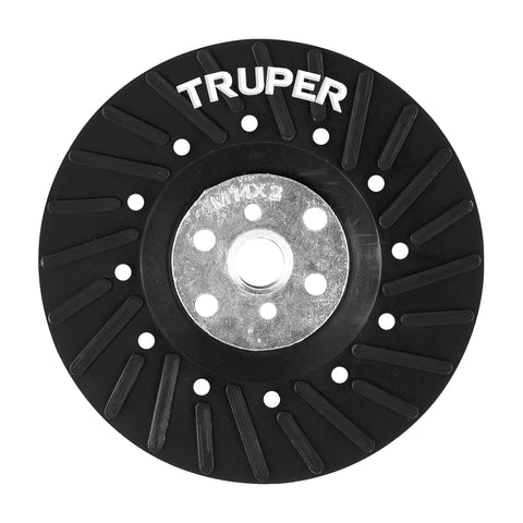 Respaldo para discos de lija 4-1/2', eje M14, TRUPER | RES-DILI-4-1/2M | 17275