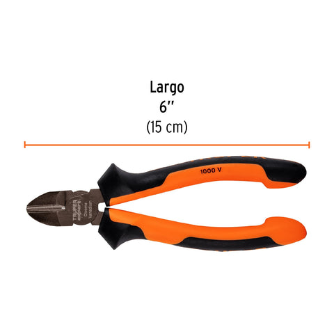 Pinza corte diagonal 6' alta palanca, Comfort Grip, Expert | T202-6X | 17331