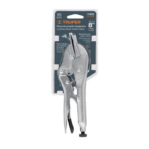 Pinza de presión 8' hojalatera, Truper | PPP-8R | 17425