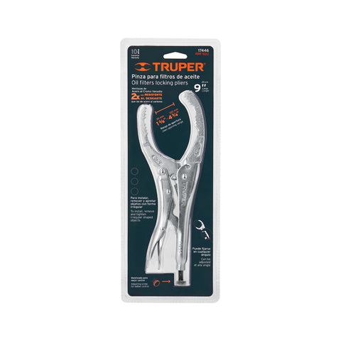 Pinza de presión 9' para filtros de aceite, Truper | PPF-500 | 17446