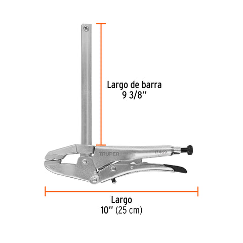 Pinzas de presión 8' tipo sargento, Truper | PPT-S8 | 17469