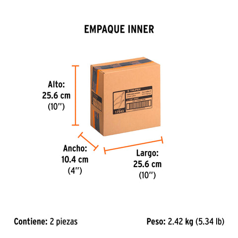 Cables pasa corriente 3 m, 225 A, 8 AWG, con funda, Truper | CAP-3008T | 17543
