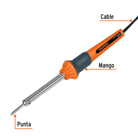 Cautín 30 W tipo lápiz para trabajo ligero, Truper | CAU-30 | 17545