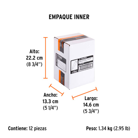 Sellador transparente 100% silicón de 85 g, Truper | SIL-85T | 17562