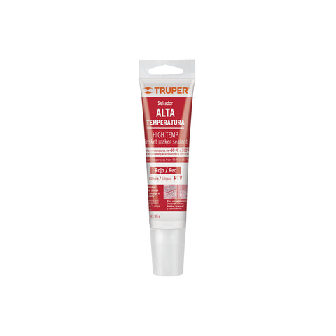 Sellador de silicón rojo para altas temperaturas, 85 g | ALTE-R | 17566