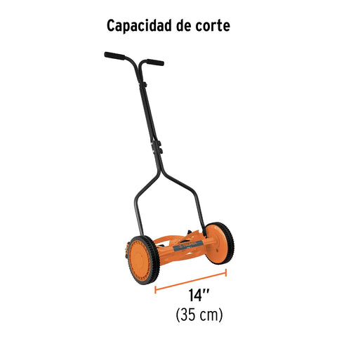 Podadora manual, 14' de corte, Truper | POMA-14 | 17679
