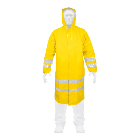 Gabardina impermeable doble capa con reflejante, XG, Truper | IM-REF-XL | 17724