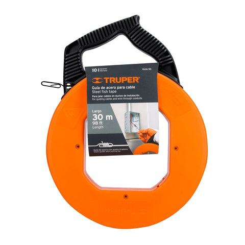 Guía de acero de 30 m para cable, Truper | GUIA-30 | 17752
