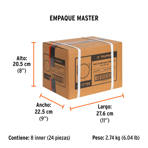 Guía de nylon de 10 m para cable, Truper | GNY-10 | 17755