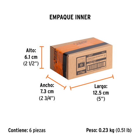 Estuche con 5 puntas pozidriv combinadas largo 1', Expert | PUDE-2001 | 17798