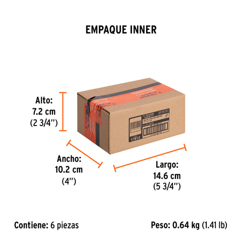 Juego de 7 puntas torx combinadas c/seguro largo 2', Expert | P7-20TS | 17813