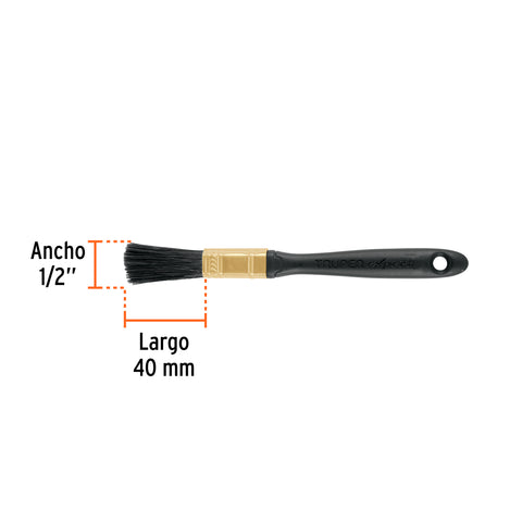 Brocha profesional de 1/2' mango de plástico, Truper Expert | BRT-1/2X | 17849