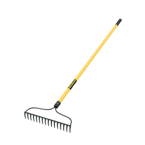 Rastrillo jardinero, 16 dientes, mango 60' fibra de vidrio | R-16AMF | 17885