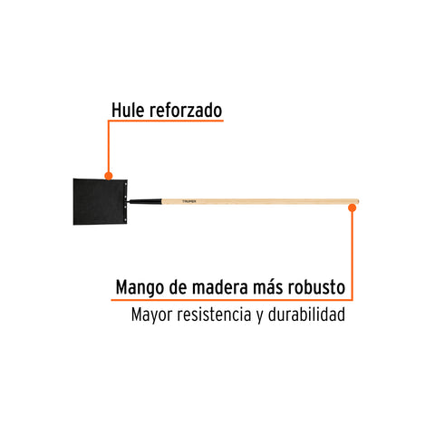Bate fuego con mango de madera de 60', TRUPER | BA-FU | 17890