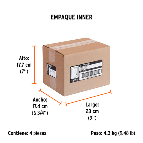 Pigmento rojo óxido para cemento, 1 kg, Truper | PICE-12 | 18074