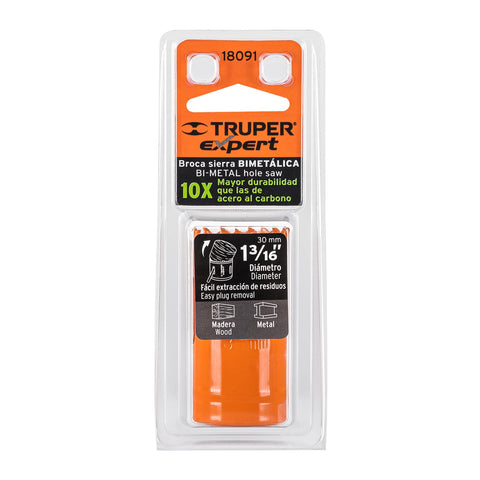 Brocasierra bimetálica 1-3/16', Truper Expert | COBI-1-3/16 | 18091