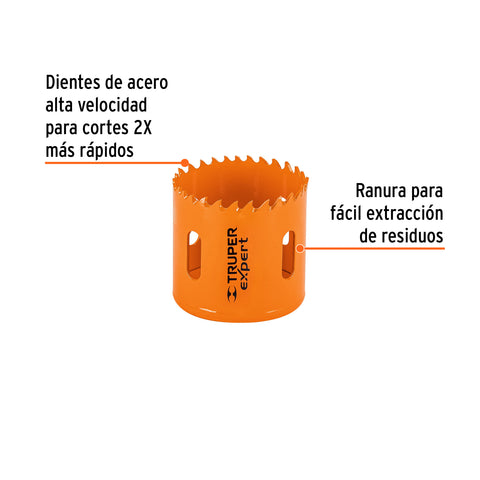 Brocasierra bimetálica 2-1/8', Truper Expert | COBI-2-1/8 | 18098