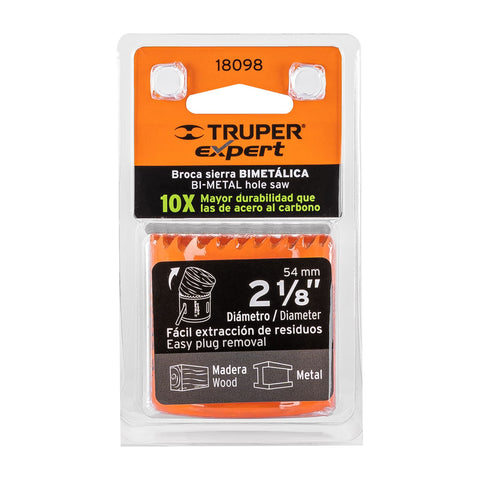 Brocasierra bimetálica 2-1/8', Truper Expert | COBI-2-1/8 | 18098