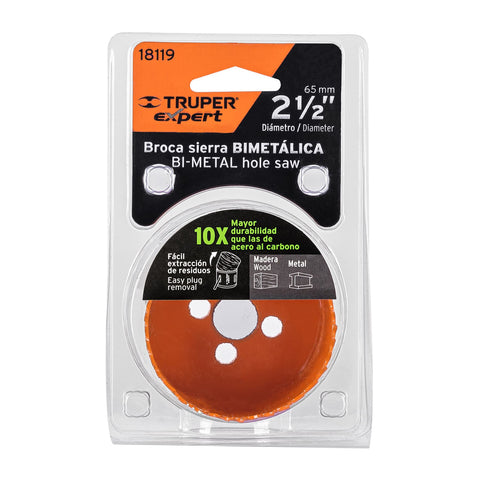Brocasierra bimetálica 2-1/2', Truper Expert | COBI-2-1/2 | 18119