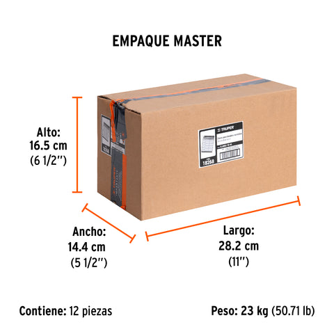 Caja con 5000 clavos calibre 18, 45 mm para CLNE-18, Truper | CLANEU-18-45 | 18268