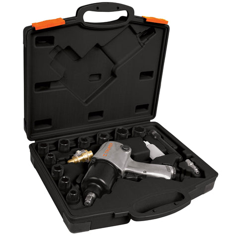 Kit de llave (pistola) de impacto 1/2' ind, estuche plástico | TPN-734H-2K | 18281