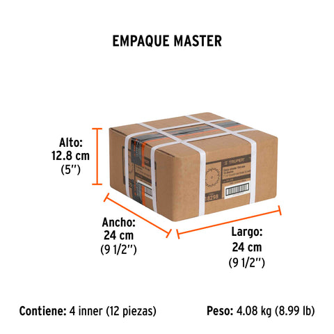 Disco sierra 7- 1/4' para madera, 16 dientes centro 5/8' | ST-716 | 18298