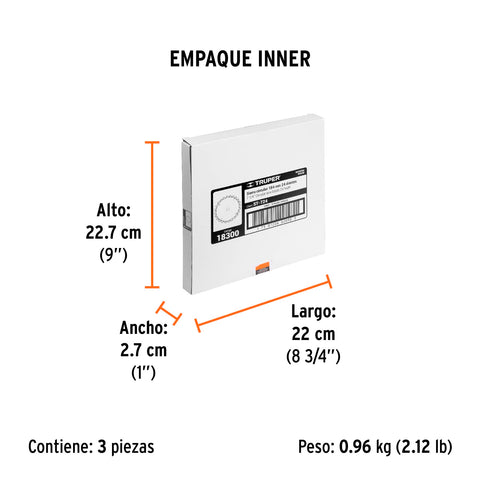 Disco sierra 7- 1/4' para madera, 24 dientes centro 5/8' | ST-724 | 18300