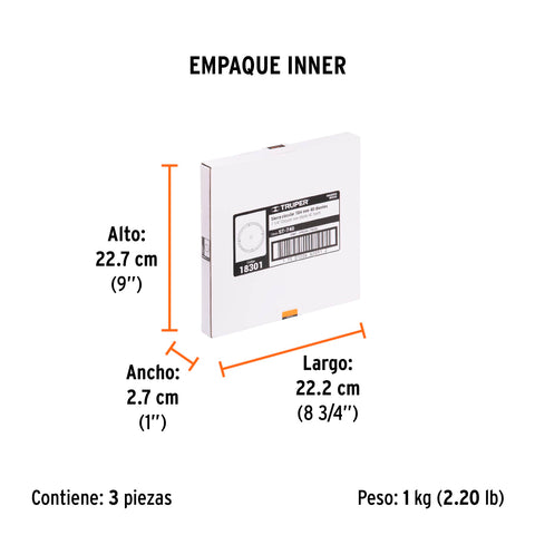 Disco sierra 7- 1/4' para madera, 40 dientes centro 5/8' | ST-740 | 18301