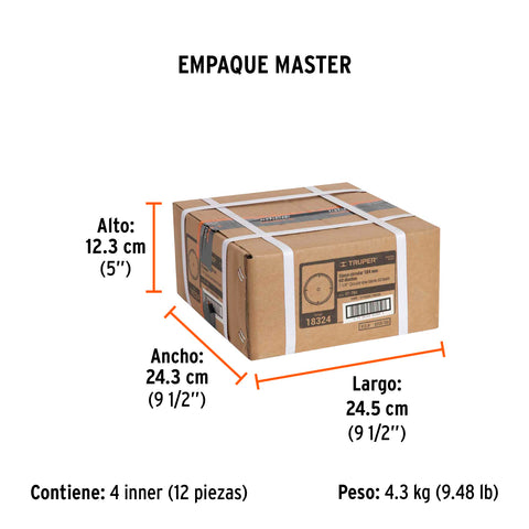 Disco sierra 7- 1/4' para madera, 60 dientes centro 5/8' | ST-760 | 18324