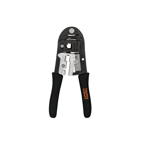 Pinza 8' ponchadora para cables RJ-45, 8 contactos, Truper | PRJ-45 | 18342