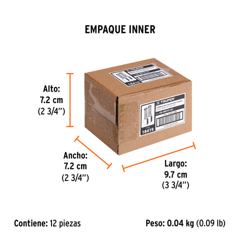 Bolsa con 2 carbones de repuesto para MOTO-A2, TRUPER | CB-MOTO-A2 | 18419