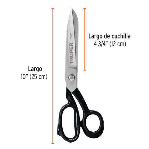 Tijera 10' industrial para sastre, TRUPER | TI-10 | 18551