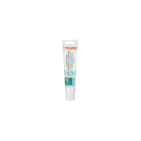 Sellador blanco para baños y cocinas, 85 g, Truper | SIL-85BCB | 18568
