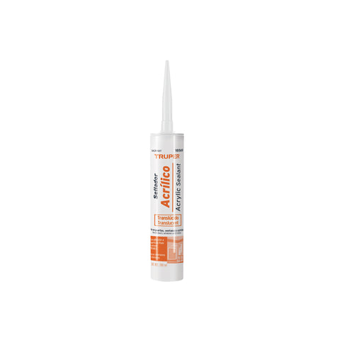 Sellador acrilico de 280 ml, transparente, Truper | SACRI-100T | 18569