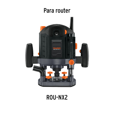 Bolsa con 2 carbones de repuesto para ROU-NX2, TRUPER | CB-ROU-NX2 | 18603
