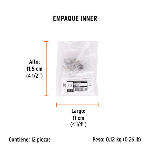 Bolsa con 2 carbones de repuesto para ROU-N3, TRUPER | CB-ROU-N3 | 18657