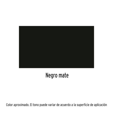 Pintura en aerosol, negro mate, bote esbelto, 400 ml | PA-NM | 19033