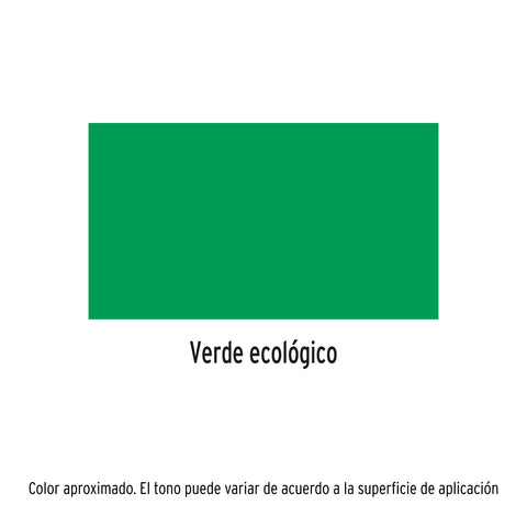 Pintura en aerosol, verde ecológico, bote esbelto, 400 ml | PA-VE | 19048