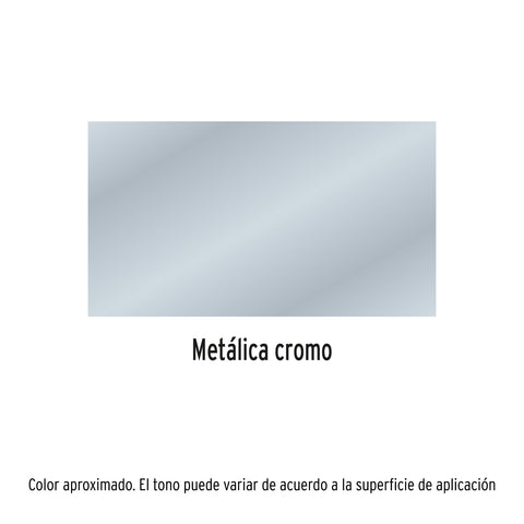Pintura en aerosol, cromo metálico, bote esbelto, 400 ml | PAM-CR | 19053