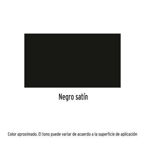 Pintura en aerosol, negro satín, bote esbelto, 400 ml | PA-NS | 19054