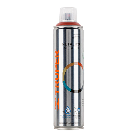 Pintura en aerosol, cobre metálico, bote esbelto, 400 ml | PAM-CO | 19067