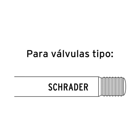Inflador de cabeza doble, cuerda 1/4' NPT, TRUPER | VAL-INF-1/4 | 19089