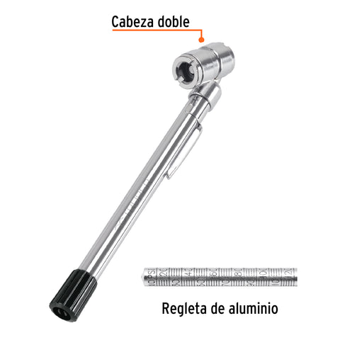 Calibrador de presión 160 psi cabeza doble, Truper | MEA-160D | 19100