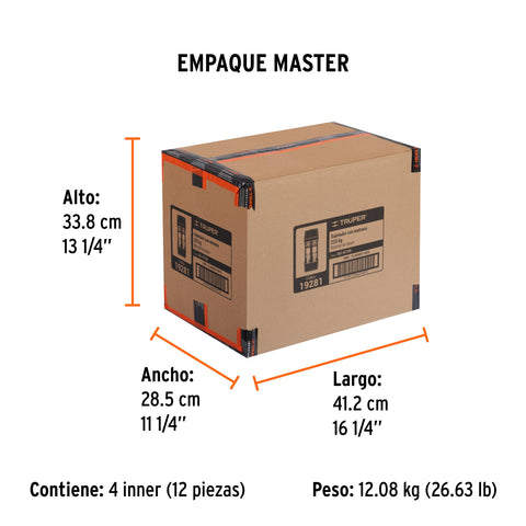 Juego de 2 sujetadores con matraca carga máxima 675 kg | SU-675R | 19281