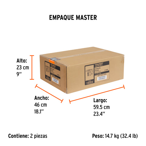Rotomartillo SDS Plus 6 Joules, 1600W, TRUPER INDUSTRIAL | ROEL-60N | 19323