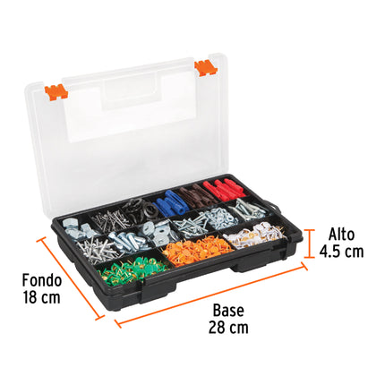Organizador 11' con 15 compartimentos, Truper | ORG-15 | 19896