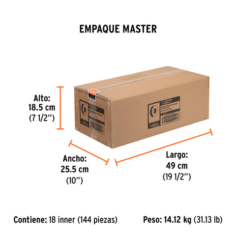 Cinta de aislar 19mm x 18m Truper Expert | M-33X | 19954