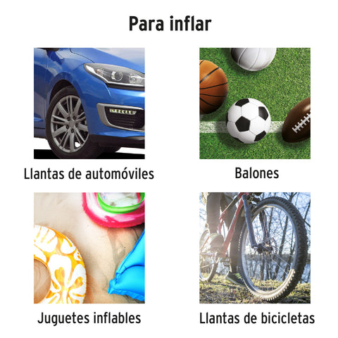 Compresor de aire 12 V portátil, para auto, incluye maletín | COMP-12 | 19999