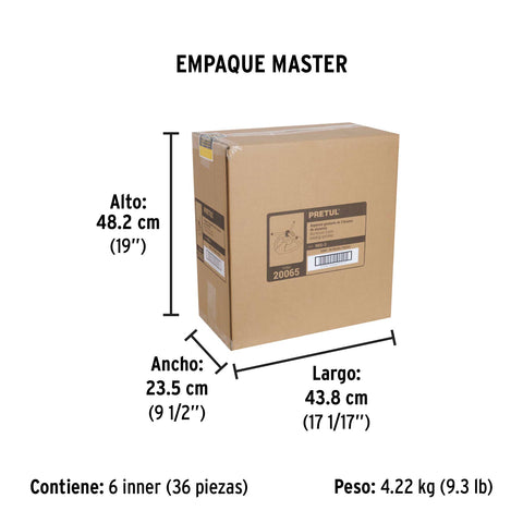 Aspersor giratorio de 3 brazos con base plástica, PRETUL | REG-3 | 20065